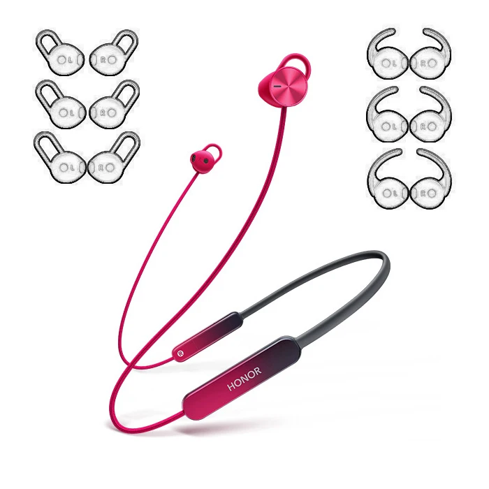 Flame Red huawei Honor xSport PRO, беспроводные наушники с шейным ремешком, Bluetooth, 5,0, HiPair, быстрая зарядка, 18 h, воспроизведение, симметрия, ENC, IP55 - Цвет: Flame Red