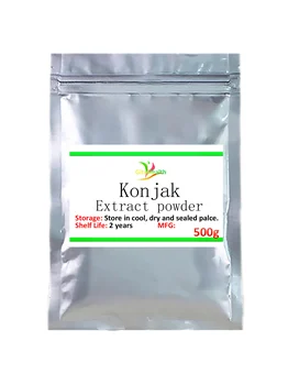 

100g-1000g cholesterol reduction, konjac diet fiber powder, konjac root extract powder, weight loss tonic, constipation treatmen