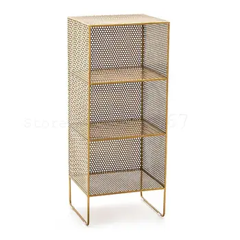 

Nordic Simple Bedside Storage Rack Storage Rack Bedside Small Cabinet Iron Art Storage Rack Mini Simple Bedside Cabinet