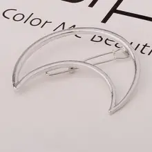 Женская Повседневная геометрическая форма заколка для волос золото, серебро украшение для волос