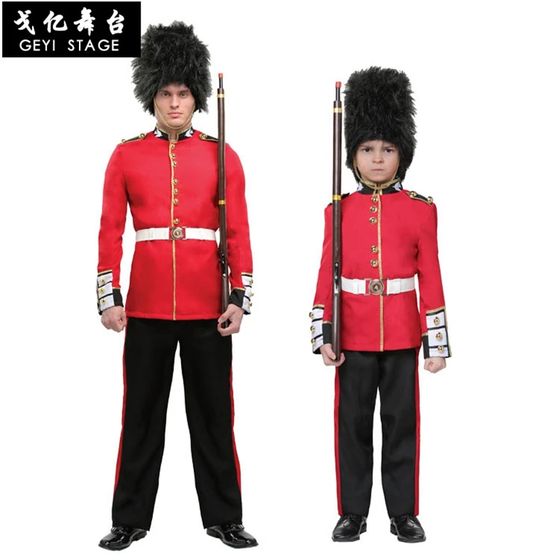 Детский костюм на Хэллоуин, британская королевская гвардия, униформа для мальчиков, карнавальный костюм, униформа американского солдата, вечерние костюмы для выступлений