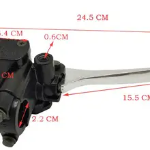A125 мотоцикл 7/8 ''22 мм Гидравлический тормозной цилиндр сцепления с рычагами для малого черепаший король масляный тормоз мастер сцепления