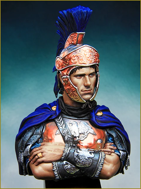 

New Unassembled 1/10 ancient warrior Rome bust Resin Figure Unpainted Model Kit