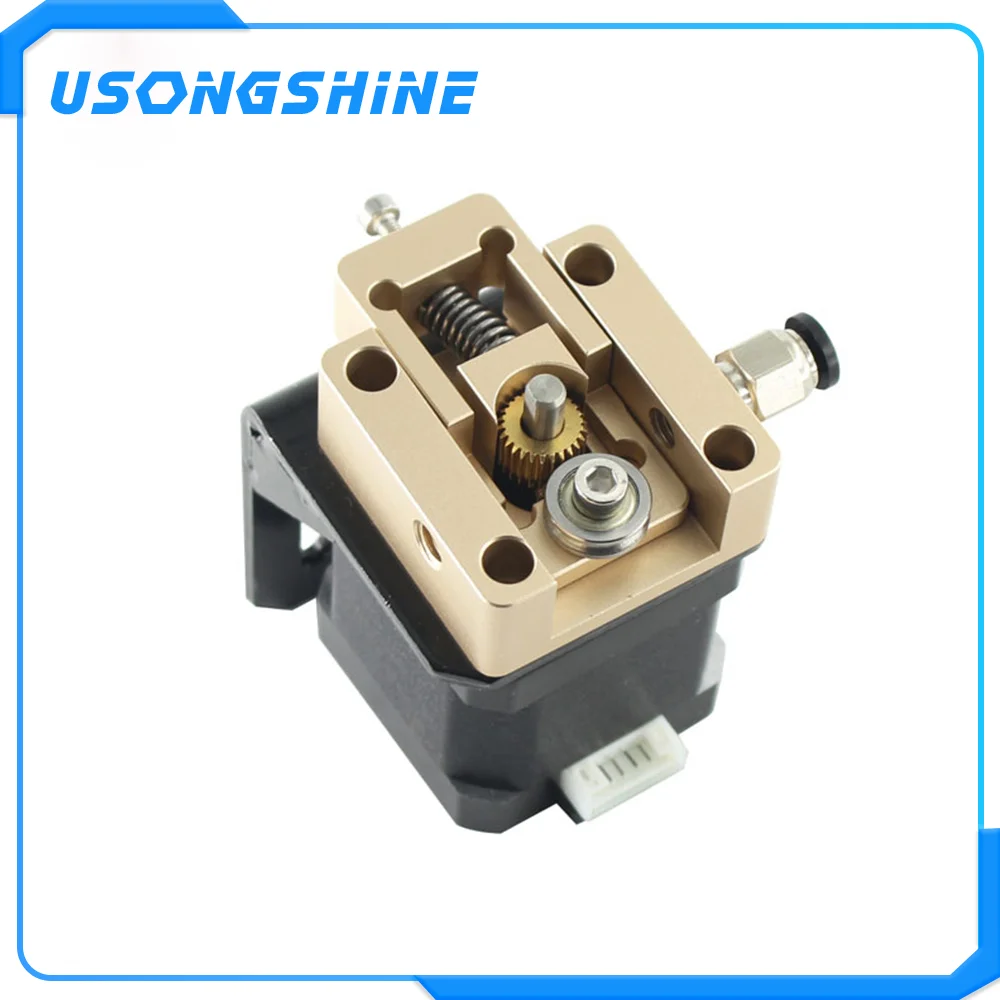 TEVO 3D Printer part parts for Makerbot Metal extruder Remote all-metal champagne gold squeezer 1.75mm 3.0mm Filament DIY Kit