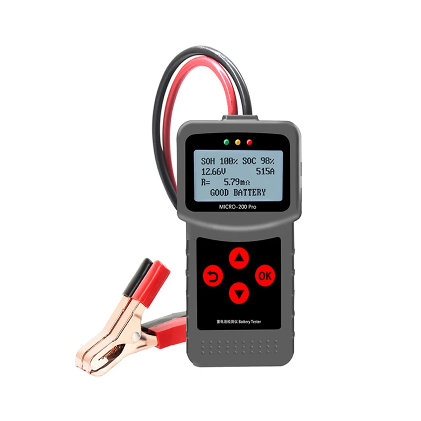 MICRO-200PRO 12V 24V Capacity Digital Car Load Discharge System Analyzer Truck Motorcycle Automotivo Auto Battery Tester