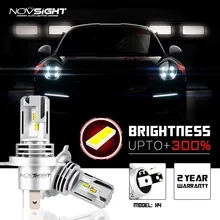 NOVSIGHT Car Headlight led H4 Hi/Lo Beam H7 LED H11 H8 H9 HB3 HB4 Auto Headlamp 55W 10000LM 6000K Fog Light Bulbs