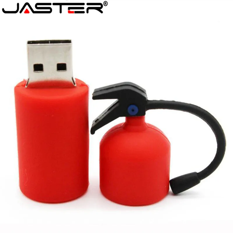 Флэш накопитель JASTER в виде мультяшного огнетушителя флэш USB для пожарной службы