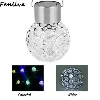 

10pcs E27 Hang Ball Light IP55 Color Changeable LED Solar Lights Lamp For Garden Decoration Walkway Lighting