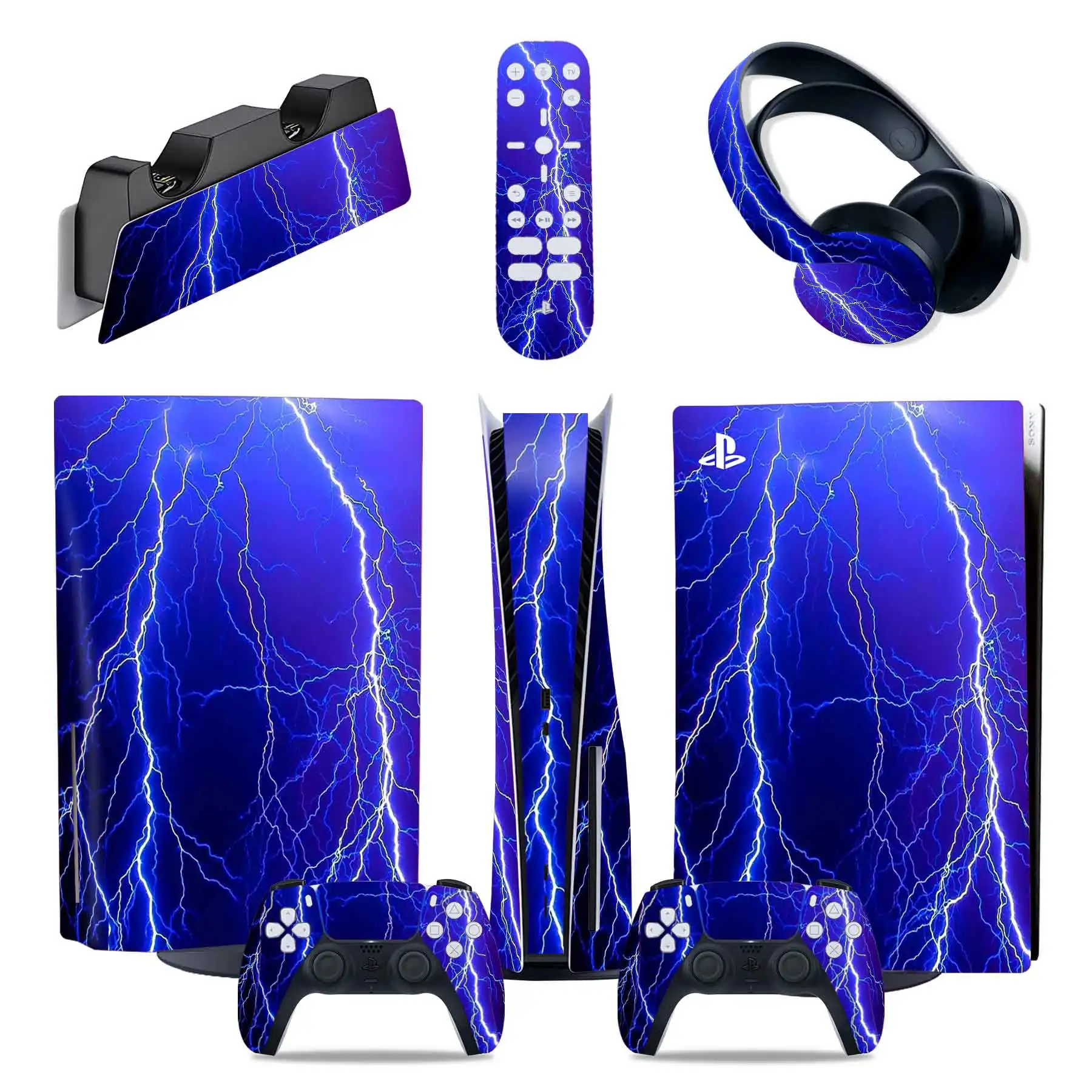 Ps5 Skin Per Console E Controller Disk Edition, Console Ps5 Skin E Ps5 Skin Per Console E Cotrolloers, #1303