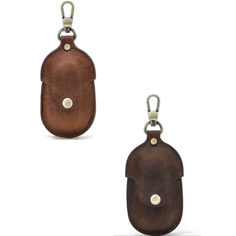 Suitable For Galaxy Buds Protective Case Leather For Galaxy Buds Bluetooth Wireless Headphone Dust Case Brown