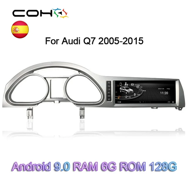 $575.1 For Audi Q7 2005 Android 9 octa core 6+128G Dvd Automotivo Car Multimedia Radio Player GPS Navigation Video