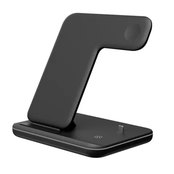 

3 In 1 Wireless Charger, Wireless Charging Station 15W Qi Fast Wireless Charger Stand For Apple Watch & AirPods& IPhone