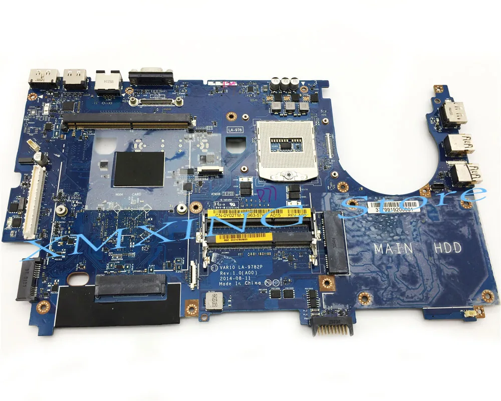 

Материнская плата FULCOL для ноутбука DELL Precision M6800, фотосессия 100%, протестированная