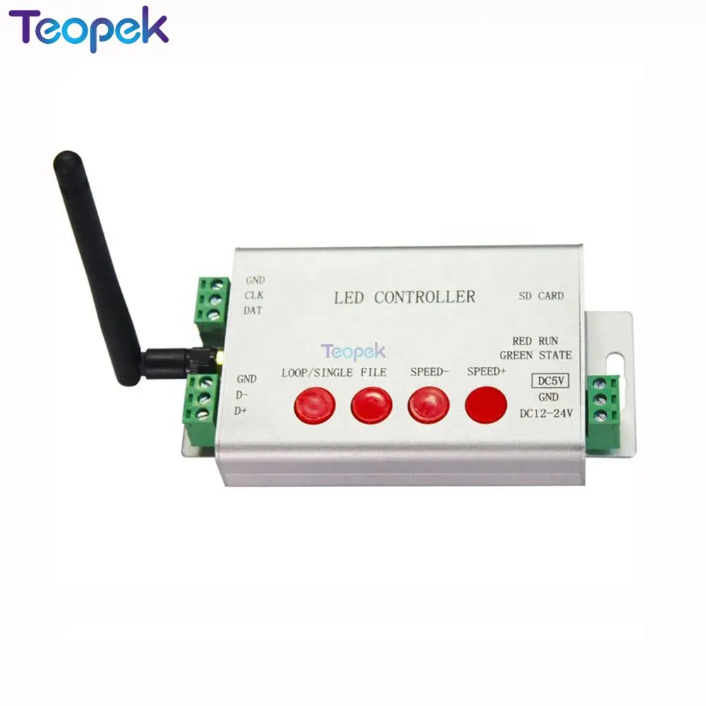 H806SB Led WIFI контроллер по телефону через WLAN 1 порт управления 2048 пикселей