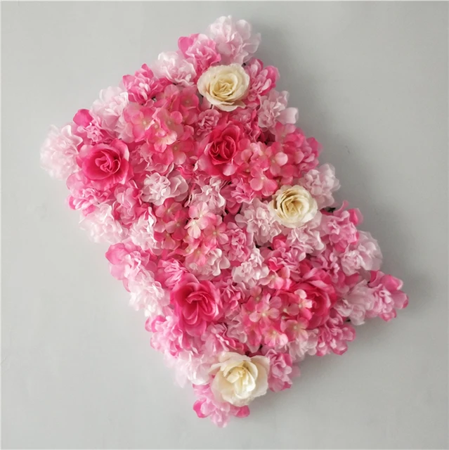 Silk Artificial Flower Wall Panels Handmade Decor Wedding Baby Shower Birthday Party  Shop Backdrop Flower Backdrops Decoration D