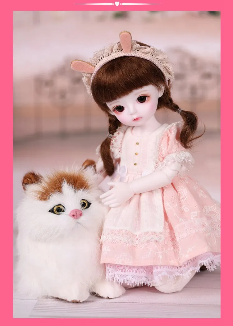 1/6 масштаб BJD Кукла Милый ребенок девочка BJD/SD смола фигурка кукла DIY модель игрушка подарок. Полный набор с одеждой, обувью, париком A0133Cream YOSD