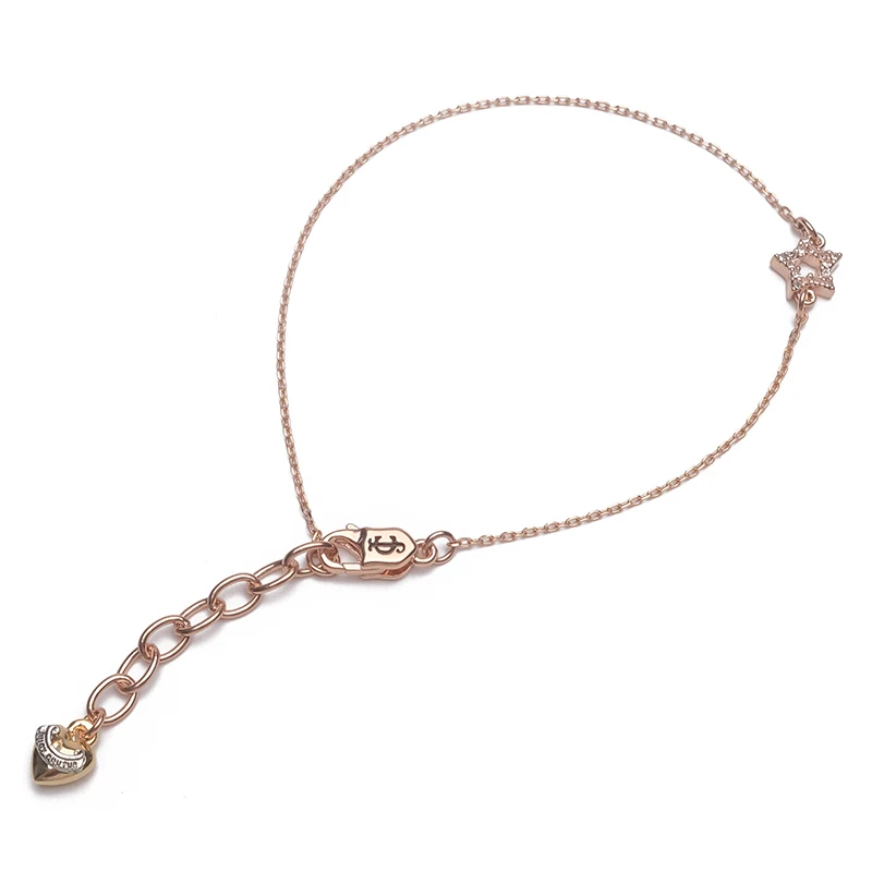 Модный ножной браслет в стиле звезды Amorita - Окраска металла: rose  gold