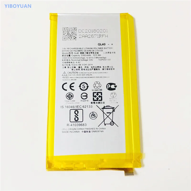3,8 V 3510 мА/ч, GL40 для ZPlay Droid XT1635-01 XT1635-02 XT1635-03 Батарея
