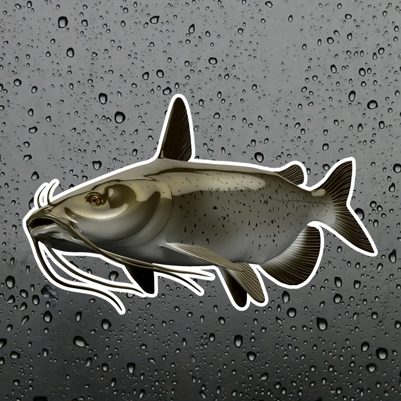 Three Ratels FTC-915 Catfish Fish Fishing Car Stickers Auto Decals 3d  Styling Motorcycle Decal Accessories - AliExpress
