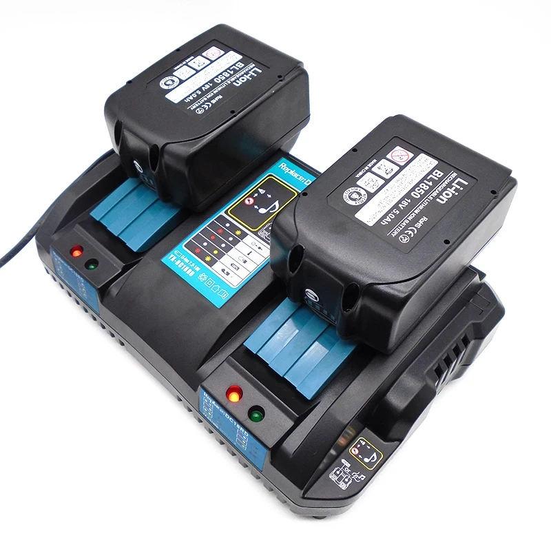 18V DC18RD 4.5A двойной инструмент питания зарядное устройство для Makita BL1830, BL1835, LXT400
