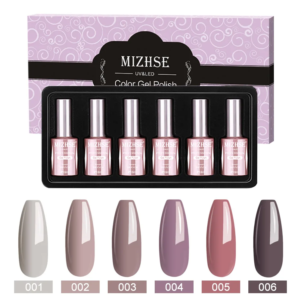 MIZHSE Набор лаков для ногтей UV Vernis Полупостоянный праймер Топ и основа пальто для ногтей гибридный дизайн ногтей Белый Черный Гель Дизайн ногтей - Цвет: MA-C004-BOX