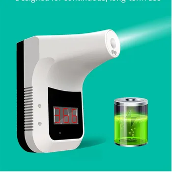 

K3 Handsfree Digital Infrared Thermometer Gun Non-contact Forehead Body IR Thermometer Gun LCD Display Office / Metro / Home Use