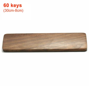 

Polished Surface Office Pain Relief Laptop Walnut Wood Easy Typing Gaming Non Slip Durable Keyboard Wrist Rest Pad Ergonomic