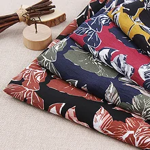 Lychee Life 50x140 см Ткань с цветочным принтом модные красочные ткани Ручное шитье для поделок одежда поставки украшения