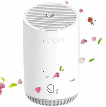 

Wireless Humidifier 320ml with Colorful LED Night Lights, USB Rechargeable