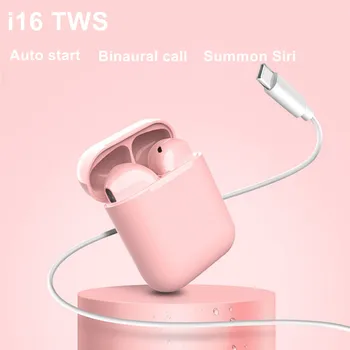 

i16 TWS Bluetooth Earphone 5.0 Touch Wireless Earbuds Hands free Matte i16 TWS Earpieces Sport Headset Bluetooth Earphone Earbud