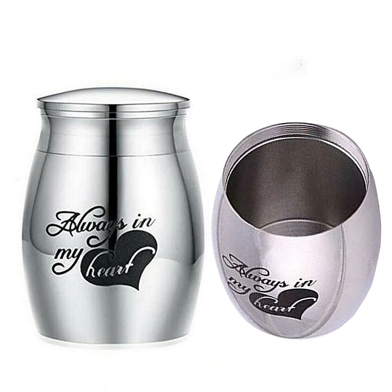 2pcs Mini Urns for Ashes Cremation Memorial Small Keepsake Ash Container Jar