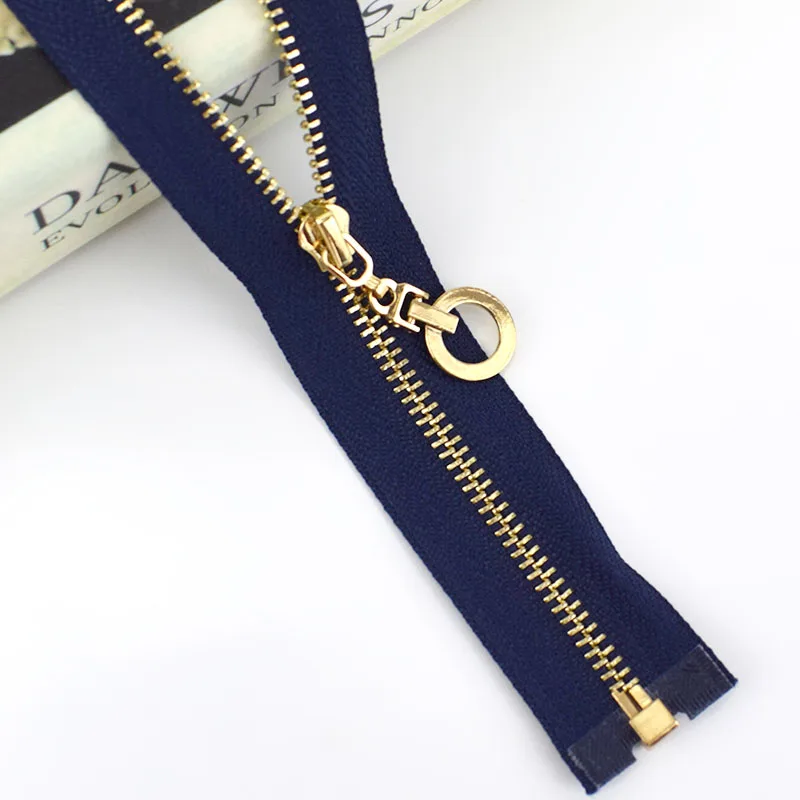 Navy 3# металлическая молния открытая молния DIY 5 шт/10 шт 40-70 см сумка пошив костюма аксессуар для рукоделия застежки-молнии для шитья куртка молния ZA034 - Цвет: Navy
