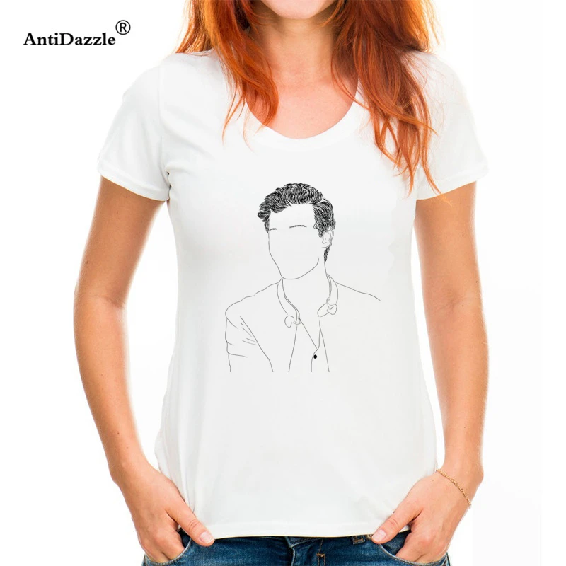 Antidazzle Shawn mendes дизайнерская футболка женская Последняя мода Фантастическая популярная музыкальная певица летние топы женские футболки с коротким рукавом
