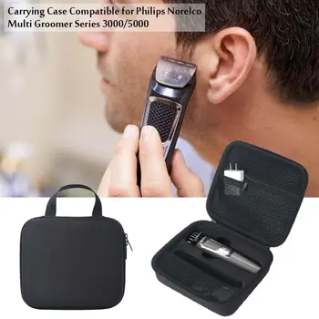 

Carrying Case Zipper Pouch EVA Travel Bag for Philips Norelco Multigroom Series 3000/5000 Electric Shaver