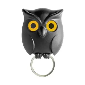 

1 PCS Owl Night Wall Magnetic Key Holder Magnets Hold Keychain Key Hanger Hook Hanging Key Will Open Eyes