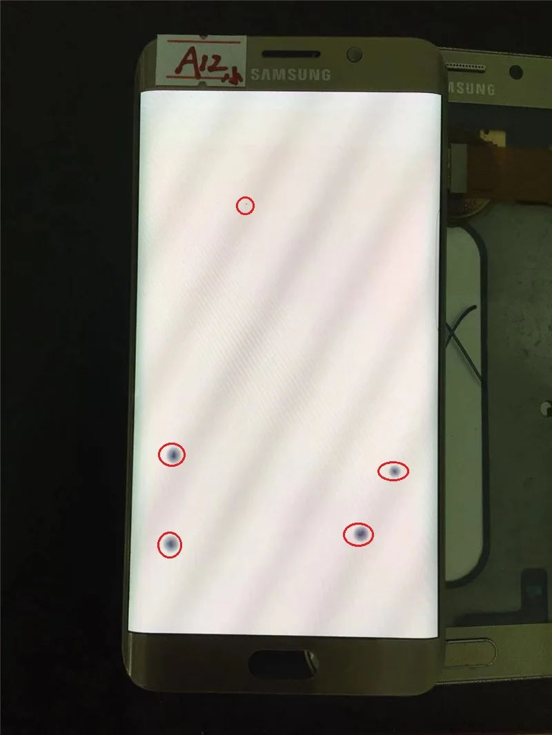 Для samsung Galaxy S6 Edge Plus lcd G928 G928F дисплей сенсорный экран дигитайзер в сборе для samsung S6 Edge PLUS lcd - Цвет: NO.A12 Gold With SBI