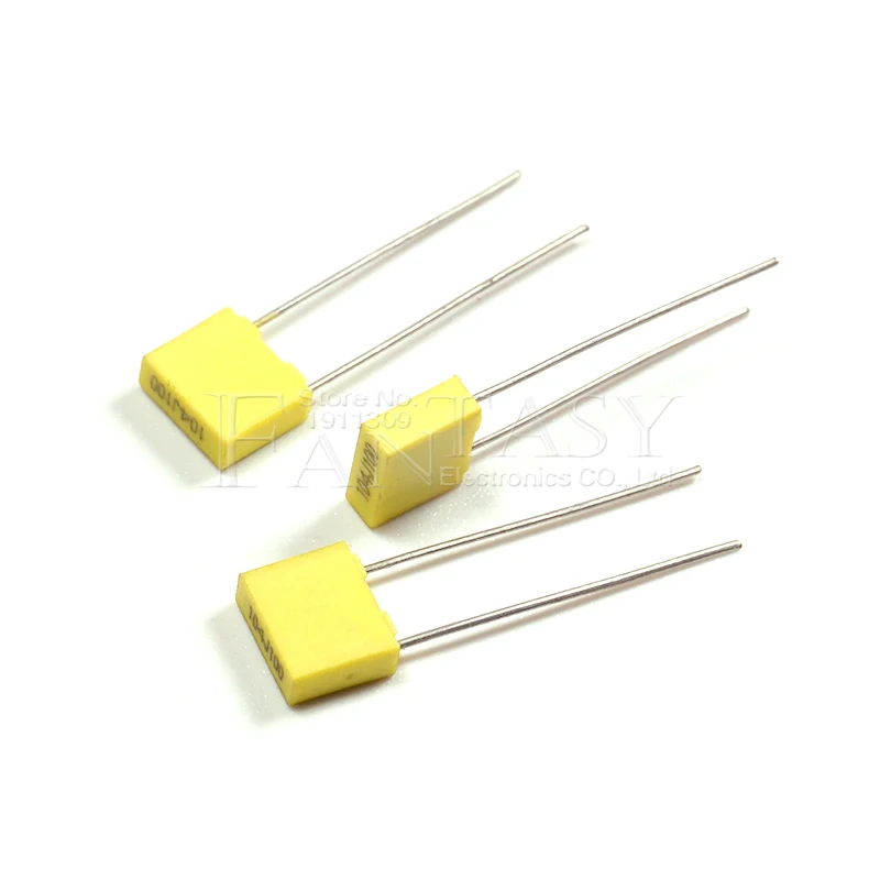 Polypropylene Safety Plastic Film 100V 1nF ~ 470nF 100nf 220nf 10nf 47nf 22nf 1nf 0.47uf 0.1uf Correction capacitor 100pcs