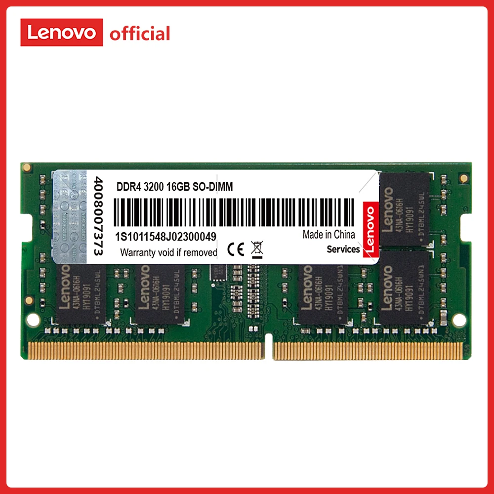 Lenovo-Mémoire RAM DDR4 DDR3 pour ordinateur portable, 8 Go, 4 Go, 16 Go,  2400MHz, 1600MHz, 2666MHz, 32 Go, 3200MHz, mémoire haute performance pour  ordinateur portable Sodimm