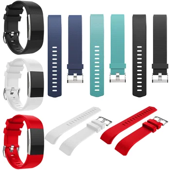 

Gosear Silicone Replacement Wristband Watch Band Wrist Strap Belt for Fitbit Charge 2 Charge2 Bracelet Watchband Accessories