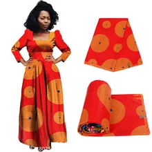 Африка принты Анкара ткань гарантированный настоящий голландский восковой высокого Качественный хлопок Африки Ткань Kente для вечерние платье 6 ярдов