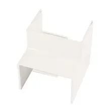 60 мм x 40 мм 2 пути пвх внутренний угол мини-транкинг Соединительный кабель Raceway адаптер