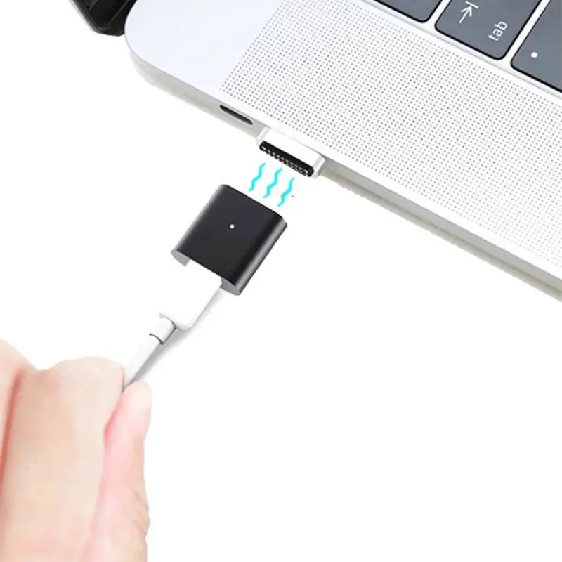 Для macbook подключение магнитной головки конвертер typec ноутбук адаптер данных Q84A