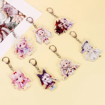 

Anime Key Chain Azur Lane Enterprise Prinz Eugen Acrylic Keychain Keyring Pendant