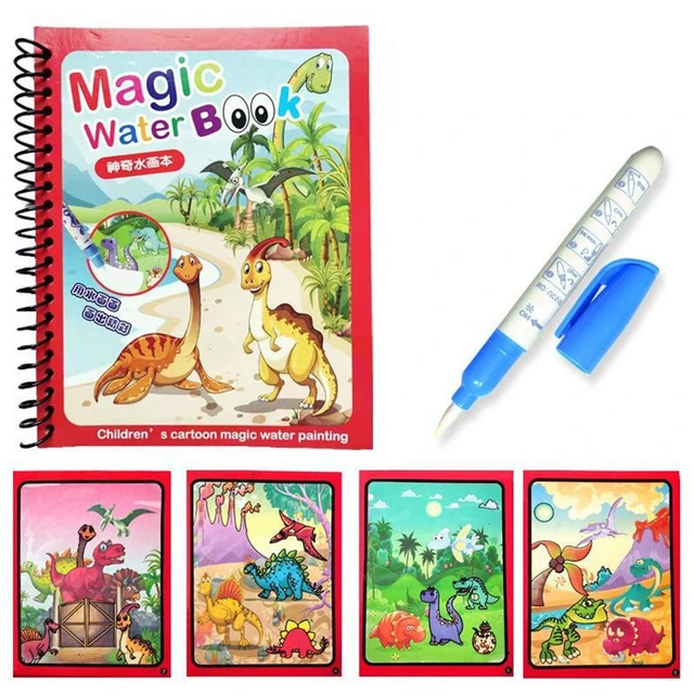 Magic Water Drawing Book Children  Magic Book Learning Children - Water  Drawing Book - Aliexpress