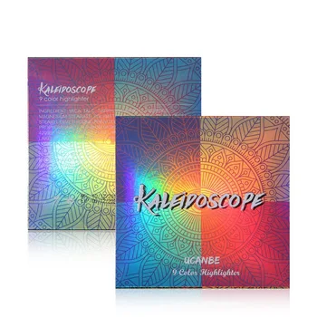 

9 Colors Highlighter Contour Powder Palette Waterproof Long-Lasting Luminous Shimmer Face Powder Cosmetic