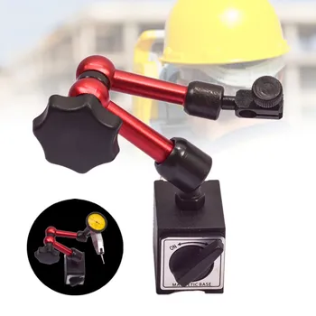 

Mini Universal Flexible Magnetic ON/OFF Base Foldable Holder Stand For Digtal & Analog 0-0.8mm Dial Gauge Test Indicator Tool