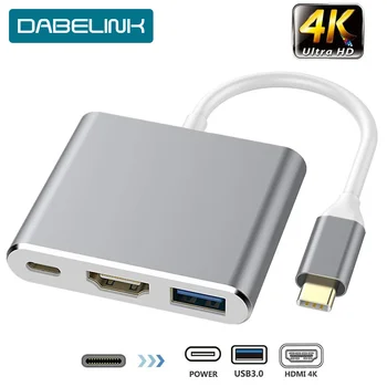 

USB HUB USB C 3.1 to 4K HDMI Adapter Type C to USB 3.0 for Samsung Galaxy S10/S9/S8 Huawei Mate 20/P30 Pro macbook USB C HDMI