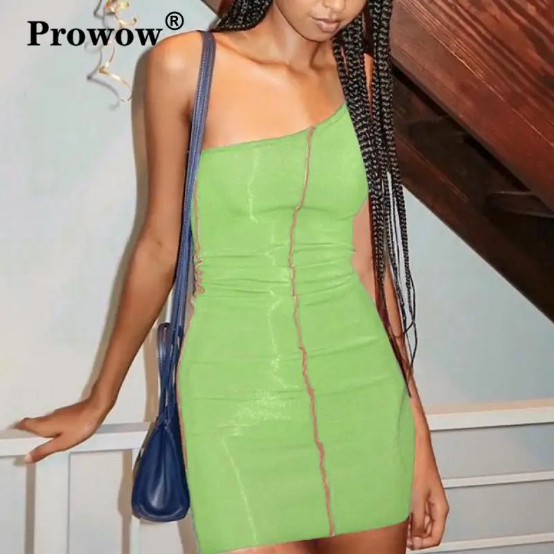 neon green club dress