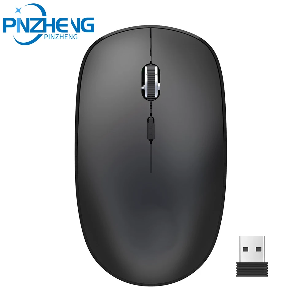 

PINZHENG Wireless Bluetooth Ultra-thin 2.4G Mouse Ergonomics Mini 4 key Optical Mouse For laptop Game Business Office Home