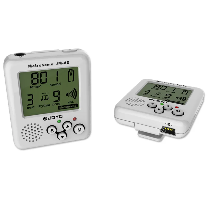Acessório de Peças para Violão e Piano em Tamanho Lcd com Prendedor Joyo-mini Metrônomo Digital Pequeno Real Alto Som Voz - Image 3